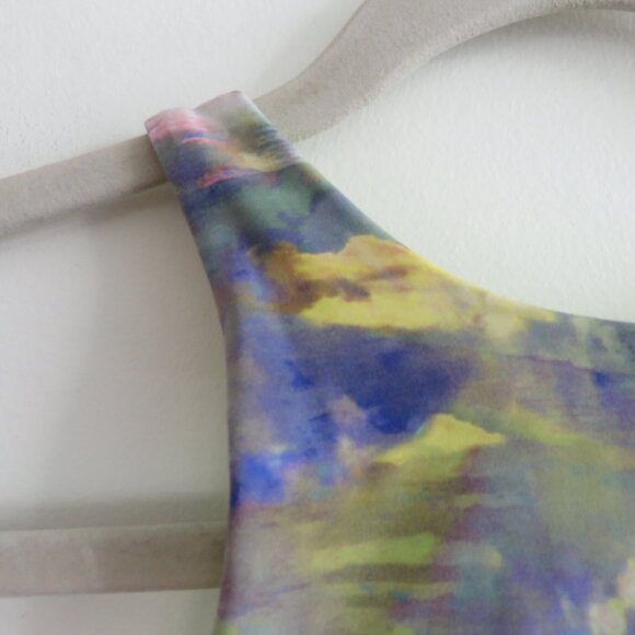 LULULEMON Energy High-Neck Longline Tough Bra Medium Support Altered Nature 4 - Picture 6 of 15